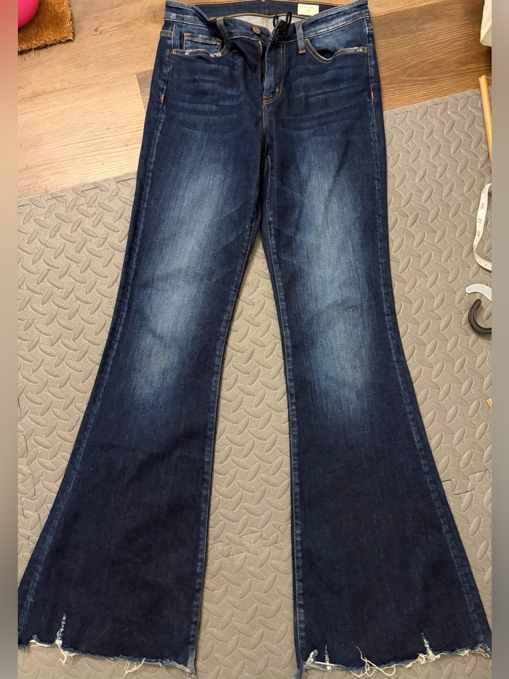 Women's bridge by gly  Dark Wash high rise flare 26